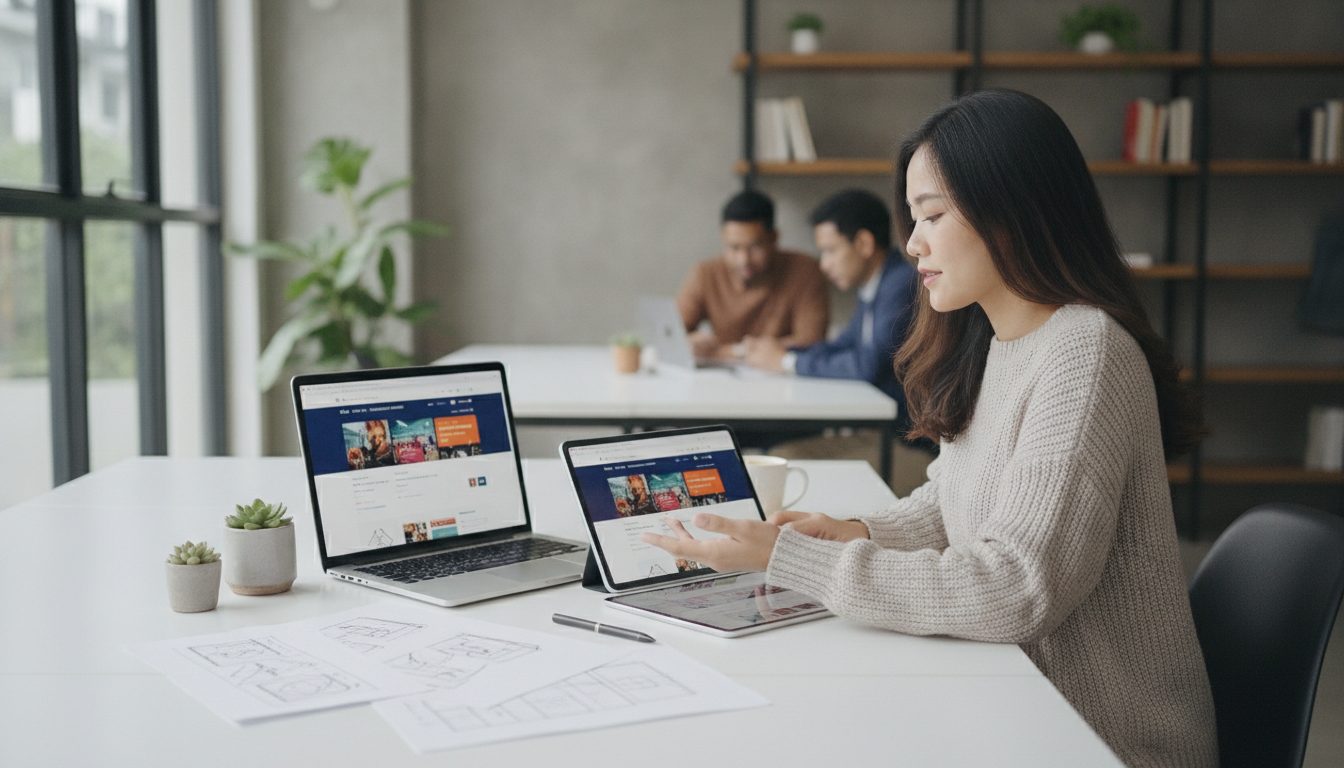 Bina Laman Web dengan AI